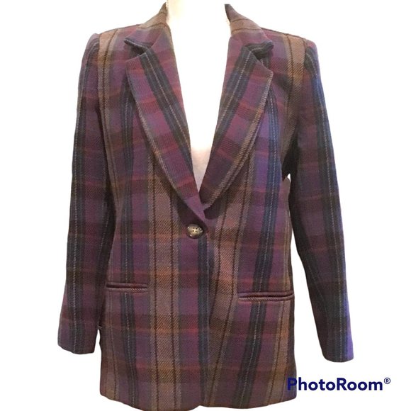 Savannah Jackets & Blazers - Vintage Savannah Petite Wool Blazer